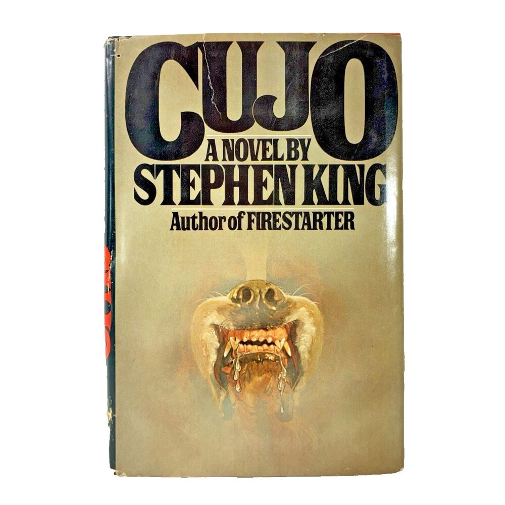 Cujo by Stephen King Vintage 1981 Viking Press First Edition Hardback Book